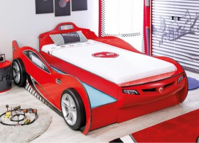CARBED Кровать-машина Coupe с выдвижной кроватью Red 20.03.1306.00 в Боготоле - bogotol.katalogmebeli.com | фото