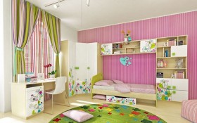 Детская комната Флёр (Белый/корпус Клен) в Боготоле - bogotol.katalogmebeli.com | фото 4
