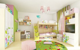 Детская комната Флёр (Белый/корпус Клен) в Боготоле - bogotol.katalogmebeli.com | фото 6