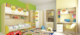 Детская комната Клаксон (Бежевый/корпус Клен) в Боготоле - bogotol.katalogmebeli.com | фото 5