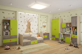 Детская комната Пуговка в Боготоле - bogotol.katalogmebeli.com | фото 1