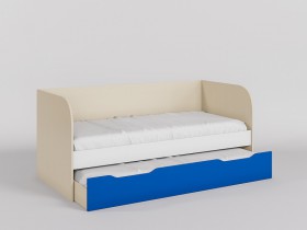 Диван-кровать Скай (Синий/Белый/корпус Клен) в Боготоле - bogotol.katalogmebeli.com | фото