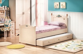 Кровать детская Балли 2-х уровневая (венге/белфорт) в Боготоле - bogotol.katalogmebeli.com | фото 2