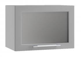 Гарда ПГС 500 шкаф верхний горизонтальный со стеклом Белый в Боготоле - bogotol.katalogmebeli.com | фото
