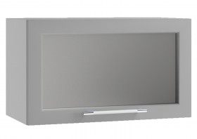 Гарда ПГС 600 шкаф верхний горизонтальный со стеклом Белый в Боготоле - bogotol.katalogmebeli.com | фото