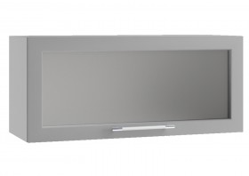 Гарда ПГС 800 шкаф верхний горизонтальный со стеклом Белый в Боготоле - bogotol.katalogmebeli.com | фото
