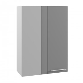 Гарда ВПУ 650 шкаф верхний угловой высокий (Белый/корпус Серый) в Боготоле - bogotol.katalogmebeli.com | фото