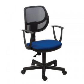 Кресло BRABIX Flip MG-305 (сине-черный) в Боготоле - bogotol.katalogmebeli.com | фото 3