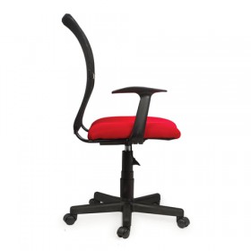 Кресло BRABIX Spring MG-307 (красно-черный) в Боготоле - bogotol.katalogmebeli.com | фото 3