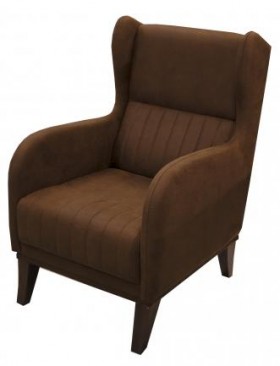 Кресло для отдыха ЕвроМагнат (замша дельта каштан)/осн. в Боготоле - bogotol.katalogmebeli.com | фото
