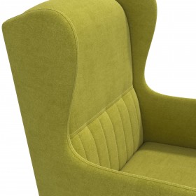 Кресло для отдыха "ЕвроМагнат" (велюр кэнди олива)/осн. в Боготоле - bogotol.katalogmebeli.com | фото 3
