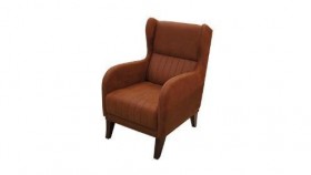 Кресло для отдыха "ЕвроМагнат" (замша дельта терракота)/осн. в Боготоле - bogotol.katalogmebeli.com | фото 2