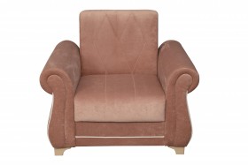 Кресло для отдыха "Порто" (велюр киви корица / микровельвет крем) в Боготоле - bogotol.katalogmebeli.com | фото 8