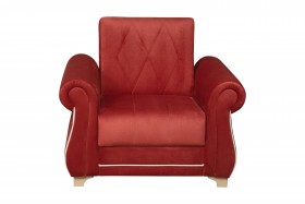 Кресло для отдыха "Порто" (микровелюр Гавайи бордо / микровельвет крем)/осн. в Боготоле - bogotol.katalogmebeli.com | фото 7