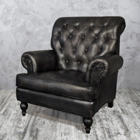 Кресло кожаное Лофт Аристократ в Боготоле - bogotol.katalogmebeli.com | фото 2