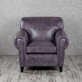 Кресло кожаное Элегант (Фиолетовый) в Боготоле - bogotol.katalogmebeli.com | фото 4