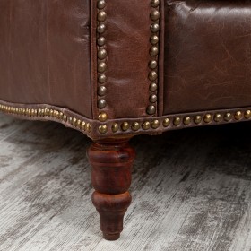 Кресло кожаное Лофт Аристократ (ширина 1100 мм) в Боготоле - bogotol.katalogmebeli.com | фото 3