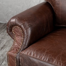 Кресло кожаное Лофт Аристократ (ширина 1100 мм) в Боготоле - bogotol.katalogmebeli.com | фото 5