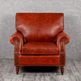Кресло кожаное Лофт Аристократ (кожа буйвола) в Боготоле - bogotol.katalogmebeli.com | фото 8
