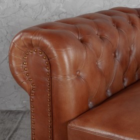 Кресло кожаное Лофт Честер (кожа) в Боготоле - bogotol.katalogmebeli.com | фото 3