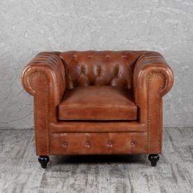 Кресло кожаное Лофт Честер (кожа) в Боготоле - bogotol.katalogmebeli.com | фото 6