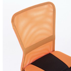 Кресло компактное BRABIX Smart MG-313 (черный, оранжевый) в Боготоле - bogotol.katalogmebeli.com | фото 4
