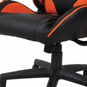 Кресло компьютерное BRABIX GT Racer GM-100 (черный, оранжевый) в Боготоле - bogotol.katalogmebeli.com | фото 2