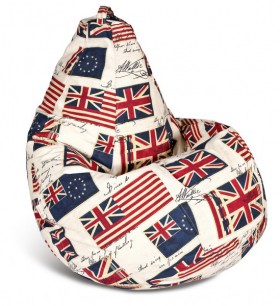Кресло-мешок Британский Флаг в Боготоле - bogotol.katalogmebeli.com | фото 1