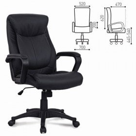 Кресло офисное BRABIX Enter EX-511 (черный) в Боготоле - bogotol.katalogmebeli.com | фото