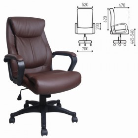 Кресло офисное BRABIX Enter EX-511 (коричневый) в Боготоле - bogotol.katalogmebeli.com | фото