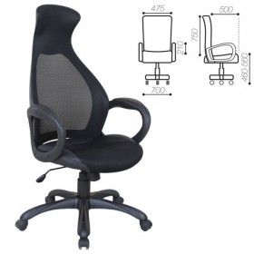 Кресло офисное BRABIX Genesis EX-517 (черное) в Боготоле - bogotol.katalogmebeli.com | фото 1