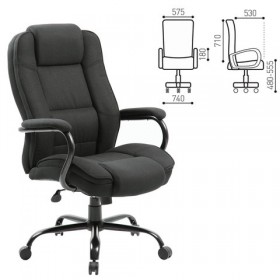 Кресло офисное BRABIX Heavy Duty HD-002 (ткань) в Боготоле - bogotol.katalogmebeli.com | фото