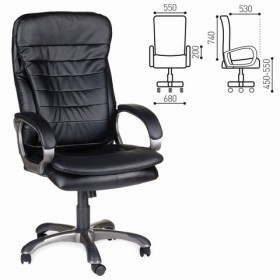Кресло офисное BRABIX Omega EX-589 (черное) в Боготоле - bogotol.katalogmebeli.com | фото