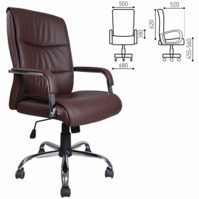 Кресло офисное BRABIX Space EX-508 (коричневый) в Боготоле - bogotol.katalogmebeli.com | фото