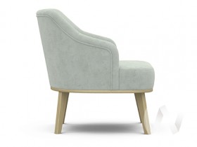 Кресло отдыха Комфорт-5 низкая спинка (бесцветный лак/FRESCA BRILLIANT) в Боготоле - bogotol.katalogmebeli.com | фото 2