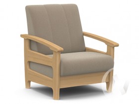 Кресло для отдыха Омега (бук лак/CATANIA LATTE) в Боготоле - bogotol.katalogmebeli.com | фото