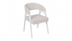 Кресло «Техас 1» (Белый матовый/Шенилл Estetica Vanille №220) в Боготоле - bogotol.katalogmebeli.com | фото 1