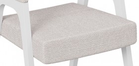 Кресло «Техас 1» (Белый матовый/Шенилл Estetica Vanille №220) в Боготоле - bogotol.katalogmebeli.com | фото 3
