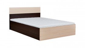 Кровать 0,8м Юнона с настилом (Венге / Дуб) в Боготоле - bogotol.katalogmebeli.com | фото