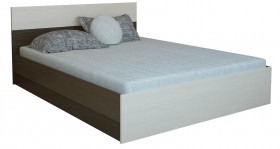 Кровать 0,8м Юнона с настилом (Венге / Дуб) в Боготоле - bogotol.katalogmebeli.com | фото 2