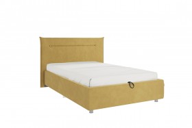 Кровать 1,2 Альба (Медовый велюр/под-мех) в Боготоле - bogotol.katalogmebeli.com | фото 1