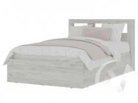 Кровать 1,2 МС Гранд (дуб крафт белый) в Боготоле - bogotol.katalogmebeli.com | фото