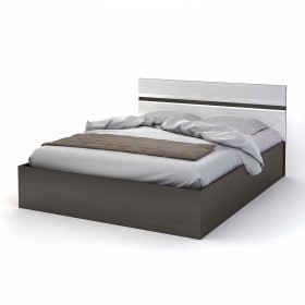 Кровать 1,4м Спальня Вегас (белый глянец) в Боготоле - bogotol.katalogmebeli.com | фото