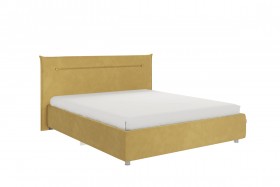 Кровать 1,6 Альба с основанием (Медовый велюр) в Боготоле - bogotol.katalogmebeli.com | фото 1
