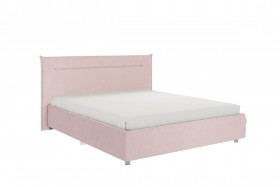 Кровать 1,6 Альба с основанием (Нежно-розовый велюр) в Боготоле - bogotol.katalogmebeli.com | фото