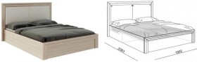 Кровать 1,6 Глэдис (М32) с подъемным механизмом в Боготоле - bogotol.katalogmebeli.com | фото 2