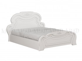 Кровать 1,6м Александрина (Белый/Белый глянец) в Боготоле - bogotol.katalogmebeli.com | фото