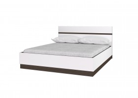 Кровать 1,6м Вегас (Венге/Белый) в Боготоле - bogotol.katalogmebeli.com | фото 1