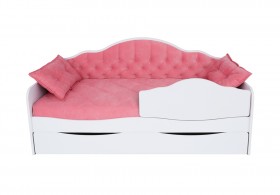 Кровать 170 серии Иллюзия Лайт 1 ящик 89 Розовый (подушки) в Боготоле - bogotol.katalogmebeli.com | фото