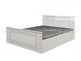 Кровать Афина-1 1,4 м (Белый/Белый глянец) в Боготоле - bogotol.katalogmebeli.com | фото 1